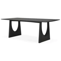 Ethnicraft Oak Geometric Dining Table