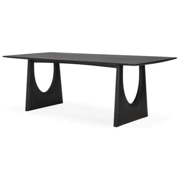 Ethnicraft Oak Geometric Dining Table