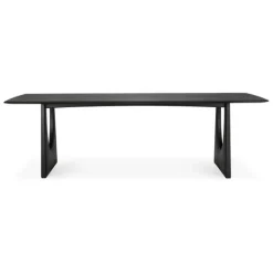 Ethnicraft Oak Geometric Dining Table