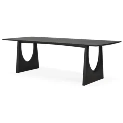 Ethnicraft Oak Geometric Dining Table