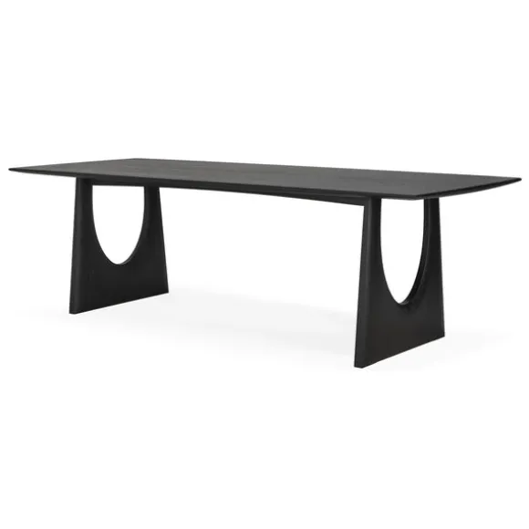 Ethnicraft Oak Geometric Dining Table