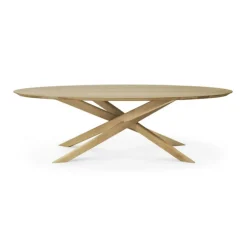 Ethnicraft Oak Mikado Oval Coffee Table