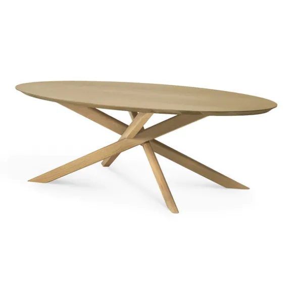 Ethnicraft Oak Mikado Oval Coffee Table