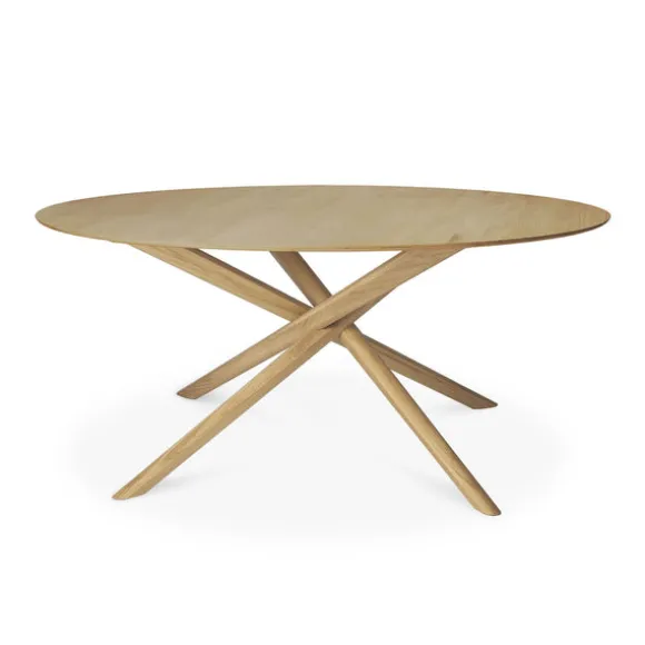Ethnicraft Oak Mikado Round Dining Table