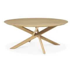 Ethnicraft Oak Mikado Round Coffee Table