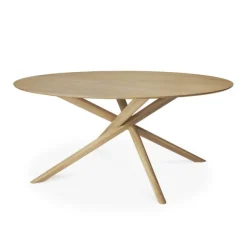 Ethnicraft Oak Mikado Round Dining Table