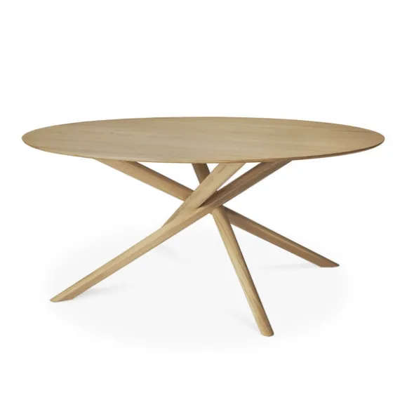 Ethnicraft Oak Mikado Round Dining Table