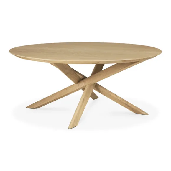 Ethnicraft Oak Mikado Round Coffee Table