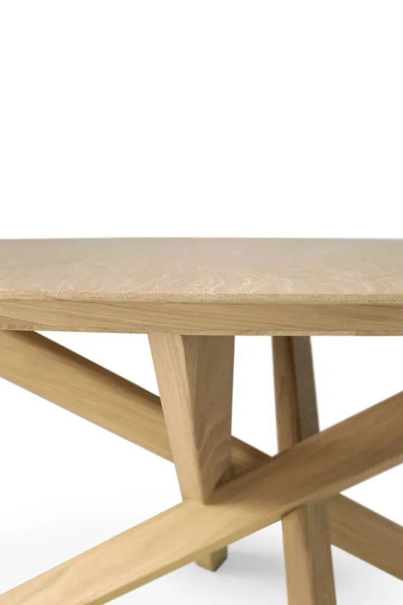 Ethnicraft Oak Mikado Round Coffee Table