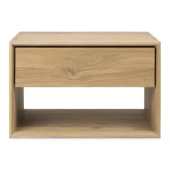 Ethnicraft Oak Nordic 1 Drawer Bedside Table