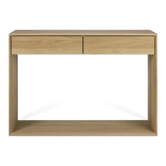 Ethnicraft Oak Nordic 2 Drawers Console