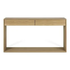 Ethnicraft Oak Nordic 2 Drawers Console