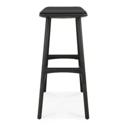 Ethnicraft Oak Osso Counter Stool - Leather