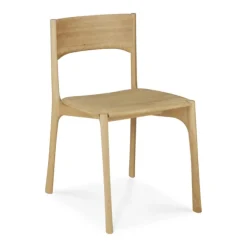 Ethnicraft Oak PI Dining Chair without Armrest