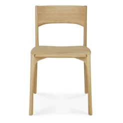 Ethnicraft Oak PI Dining Chair without Armrest