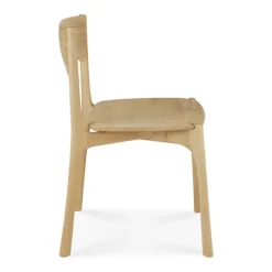 Ethnicraft Oak PI Dining Chair without Armrest