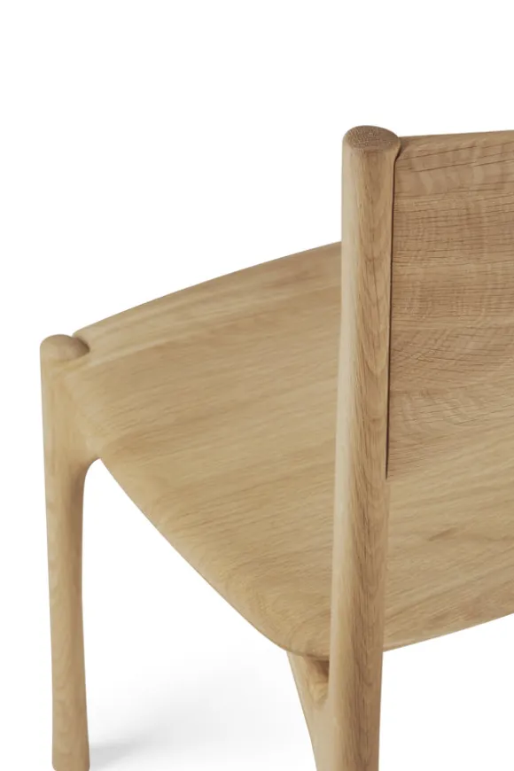 Ethnicraft Oak PI Dining Chair without Armrest