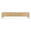 Ethnicraft Oak PI TV Cupboard - 1 Flip-down Door/2 Drawers