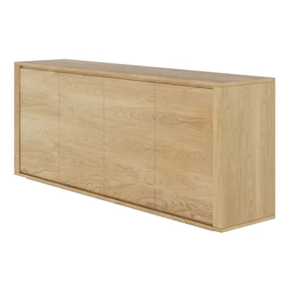 Ethnicraft Oak Shadow 4 Doors Sideboard