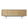 Ethnicraft Oak Shadow Sideboard - 3 Doors/3 Drawers
