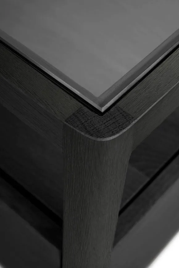 Ethnicraft Oak Spindle Bedside Table