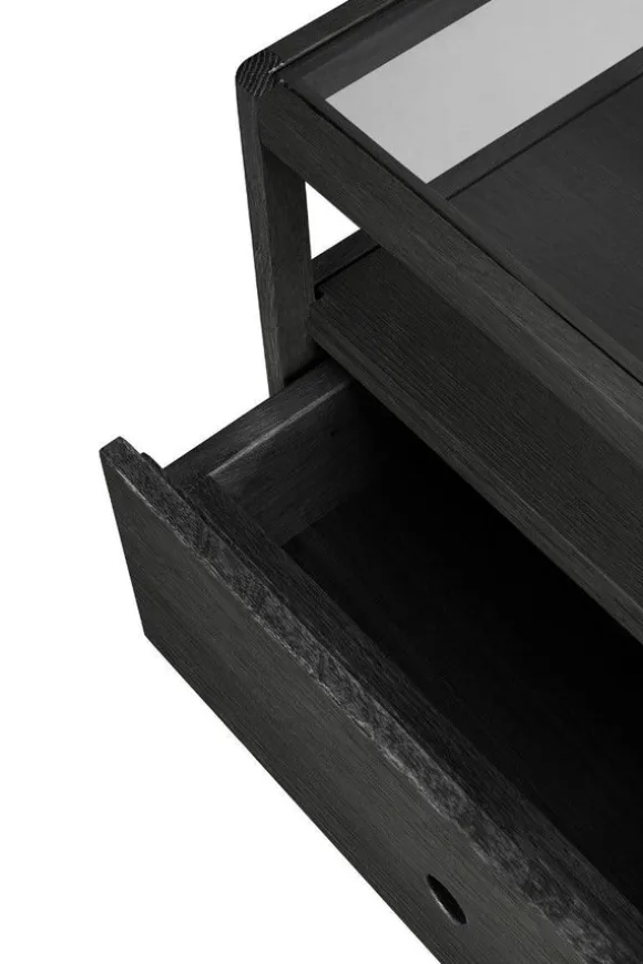 Ethnicraft Oak Spindle Bedside Table