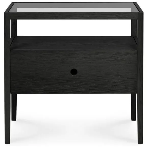 Ethnicraft Oak Spindle Bedside Table