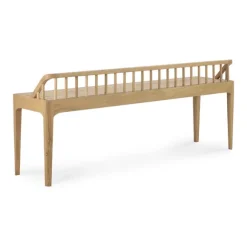 Ethnicraft Oak Spindle Bench