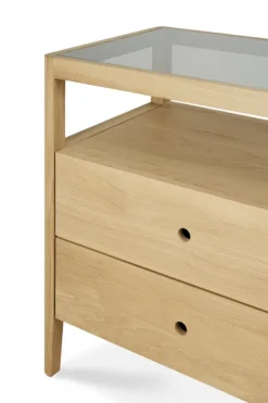 Ethnicraft Oak Spindle Dresser - 4 Drawers