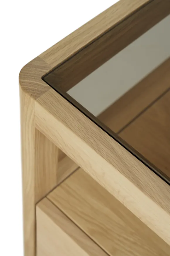 Ethnicraft Oak Spindle Dresser - 4 Drawers