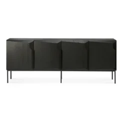 Ethnicraft Oak Stairs Sideboard - 4 Doors