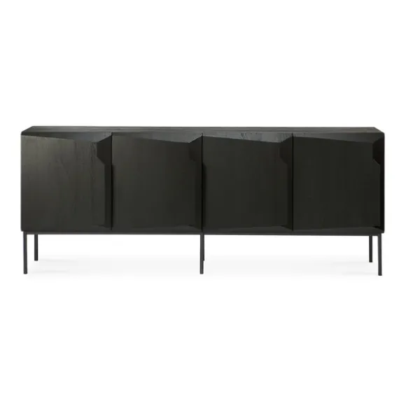 Ethnicraft Oak Stairs Sideboard - 4 Doors