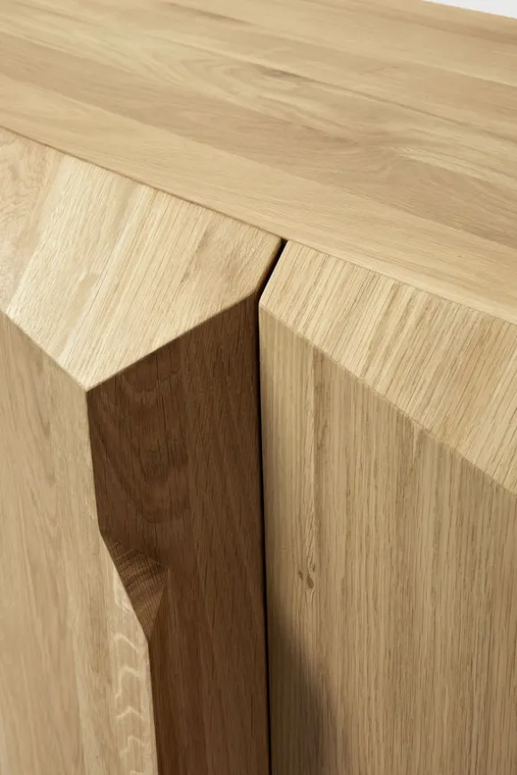 Ethnicraft Oak Stairs Sideboard - 4 Doors