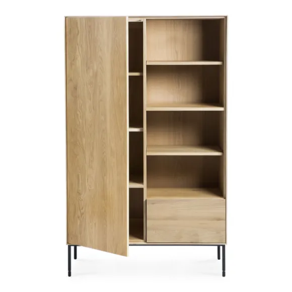 Ethnicraft Oak Whitebird Storage Cupboard - 1 Door/1 Drawer