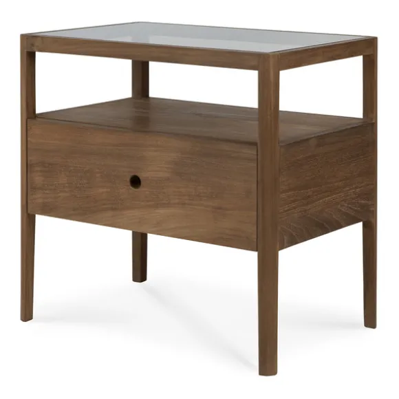 Ethnicraft Reclaimed Teak Spindle Bedside Table