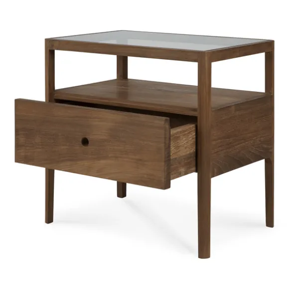 Ethnicraft Reclaimed Teak Spindle Bedside Table