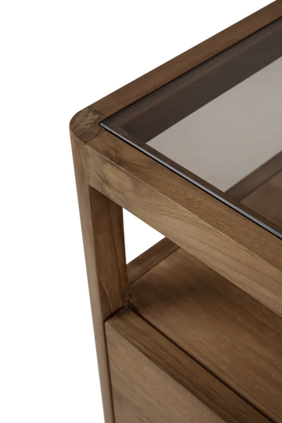 Ethnicraft Reclaimed Teak Spindle Bedside Table
