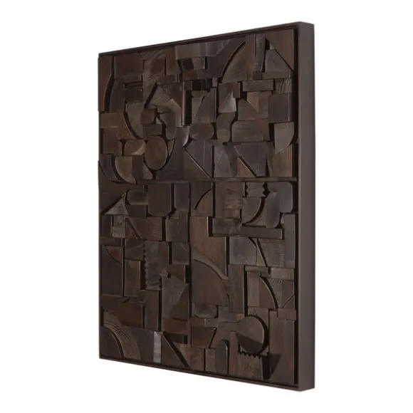 Ethnicraft Rectangular Bricks Wall Art