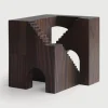 Ethnicraft Rosewood Cube Sculpture