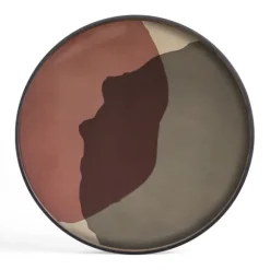 Ethnicraft Round Glass Tray - XL