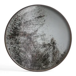Ethnicraft Round Glass Tray - Large
