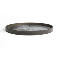 Ethnicraft Round Glass Tray - Large