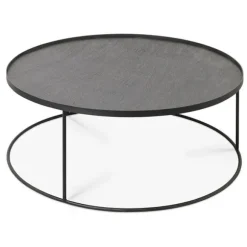 Ethnicraft Round Tray Coffee Table