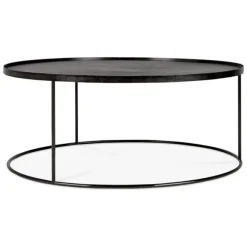Ethnicraft Round Tray Coffee Table