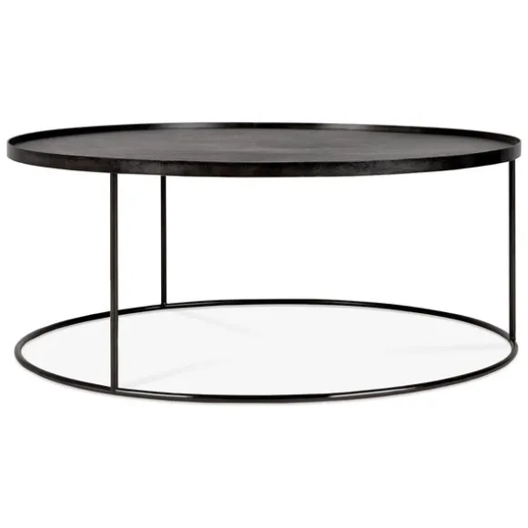 Ethnicraft Round Tray Coffee Table