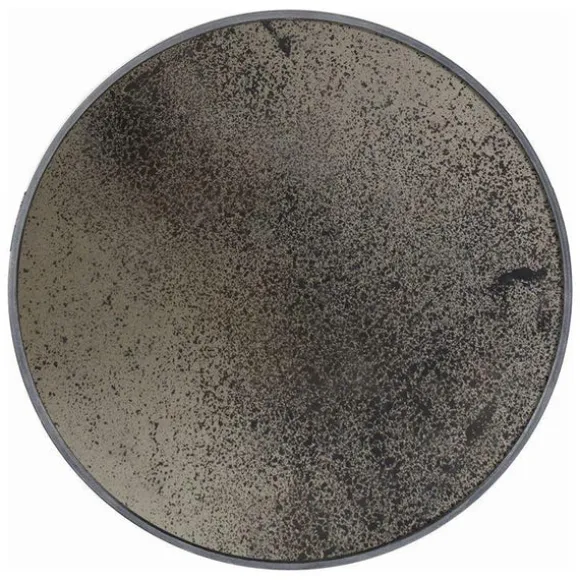 Ethnicraft Round Wooden Wall Mirror
