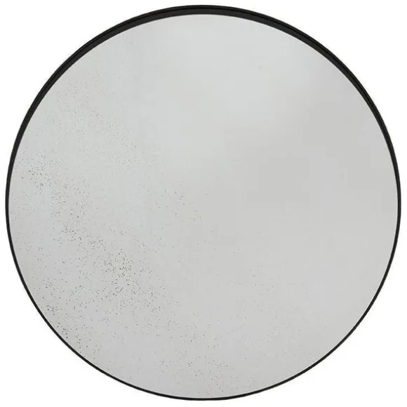 Ethnicraft Round Wooden Wall Mirror