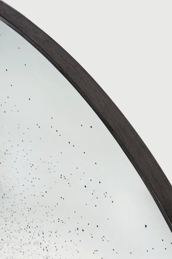 Ethnicraft Round Wooden Wall Mirror