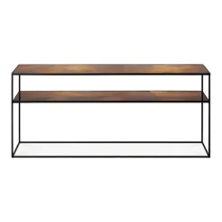 Ethnicraft Sofa Console - 2 Shelves