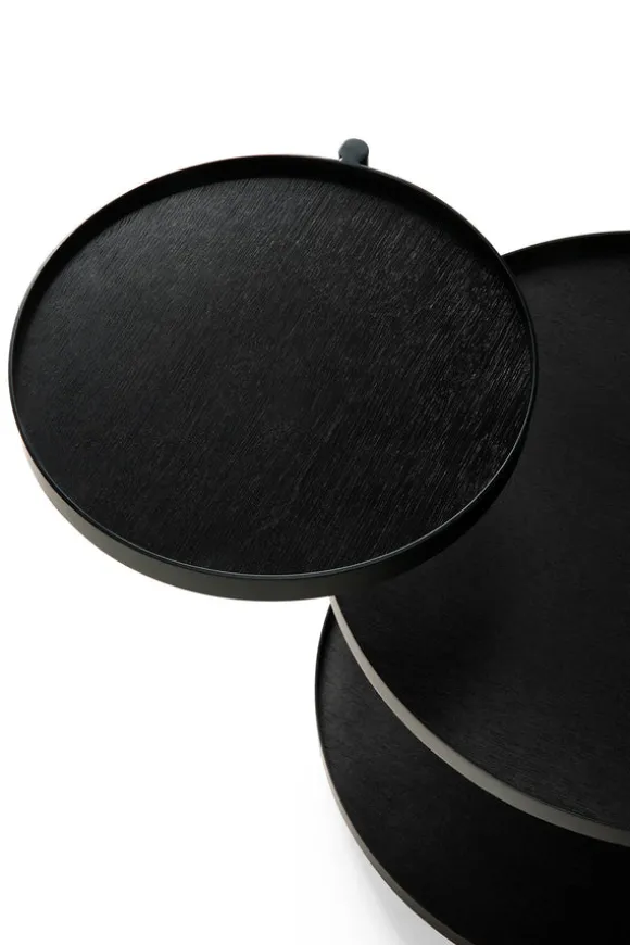 Ethnicraft Swivel Tray Side Table